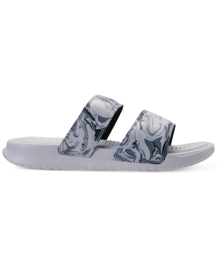 Nike Women's Benassi Duo Ultra Slide Sandals from Finish Line - Macy's