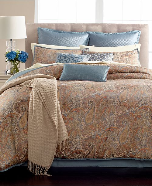 Martha Stewart Collection Closeout Paisley Plume 14 Pc