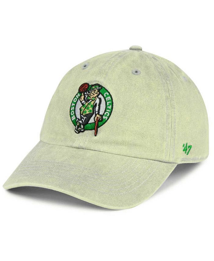 '47 Brand Boston Celtics Cement CLEAN UP Cap - Macy's