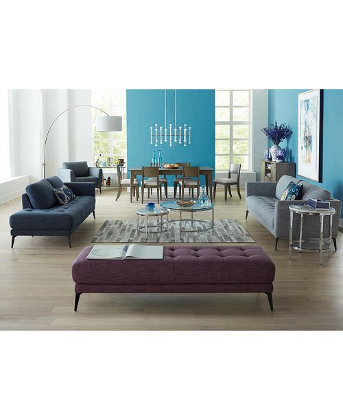 Furniture Tribeca Grey Expandable Dining Room Furniture Collection