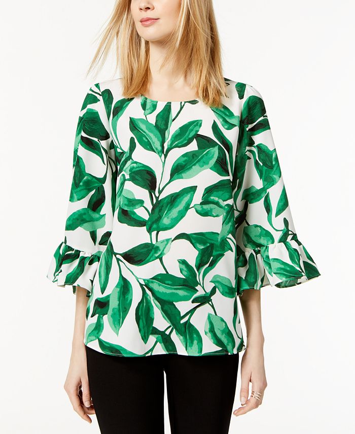 Alfani bell sleeve blouse sales