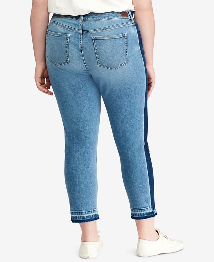 Lauren Ralph Lauren Plus Size High-Rise Premier Straight Crop Jeans ...