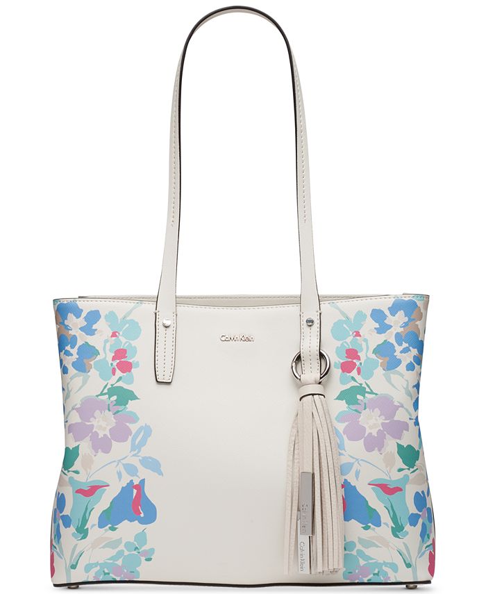 bereiken beest Memoriseren Calvin Klein Maggie Leather Tote & Reviews - Handbags & Accessories - Macy's
