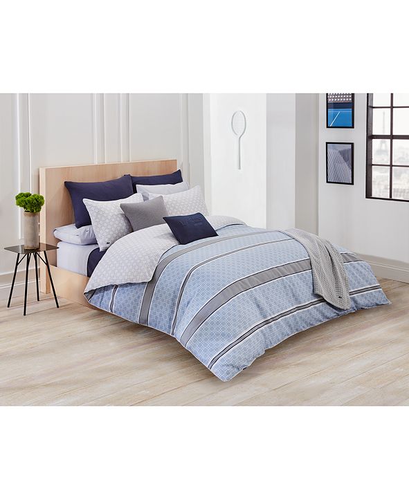 Lacoste Home Vence Blue 2Pc. Twin/Twin XL Duvet Cover Set & Reviews