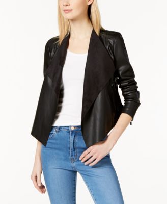 waterfall leather jacket womens