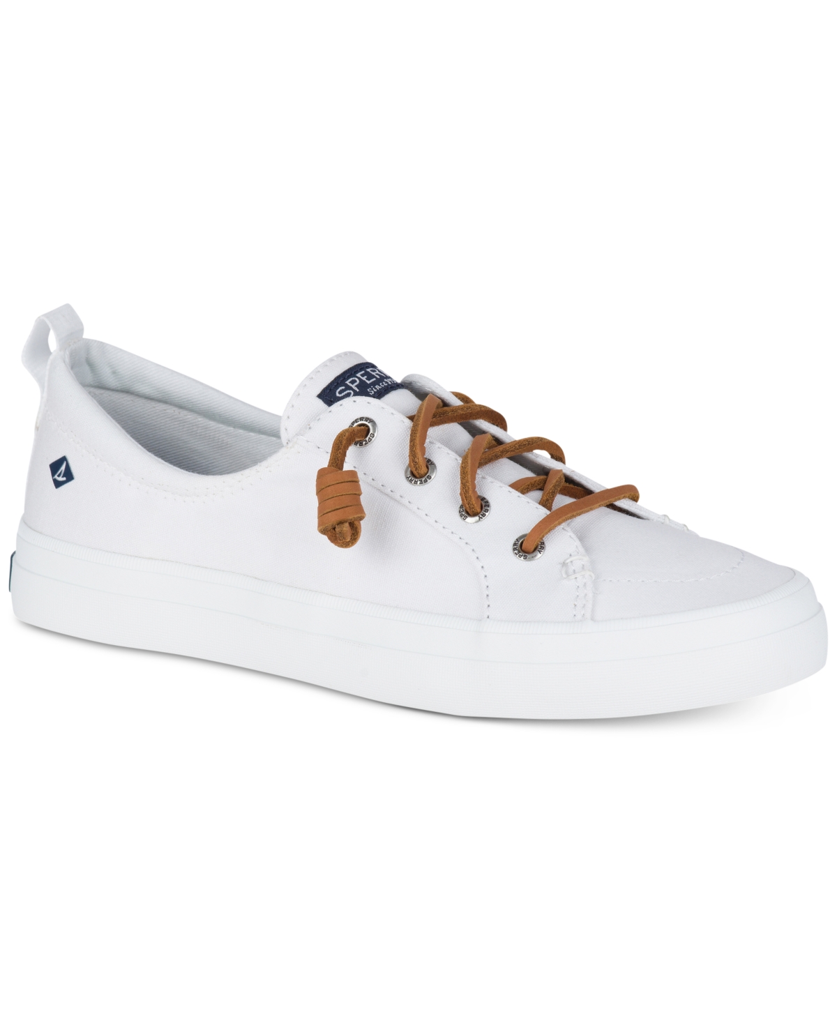 Women's Crest Vibe Canvas Sneakers, Created for Macy's - Oat