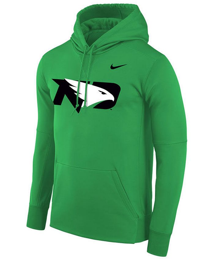 Nike Men's North Dakota Fighting Hawks Therma Logo Hoodie - Macy's