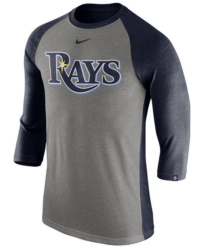 Tampa Bay Rays Nike Authentic Collection Game Raglan Performance Long  Sleeve T-Shirt - Gray