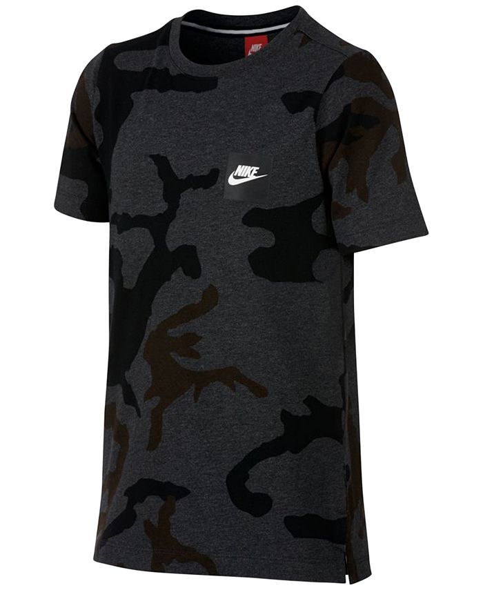Nike Graphic-Print Cotton T-Shirt, Big Boys & Reviews - Shirts & Tops ...