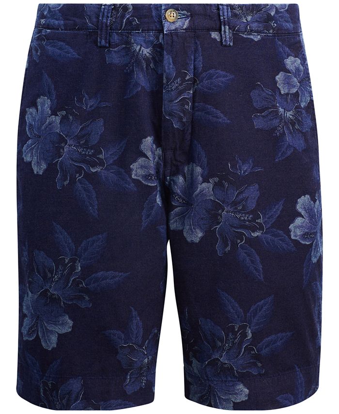 Polo Ralph Lauren Men's Big & Tall Classic-Fit Chambray Shorts - Macy's