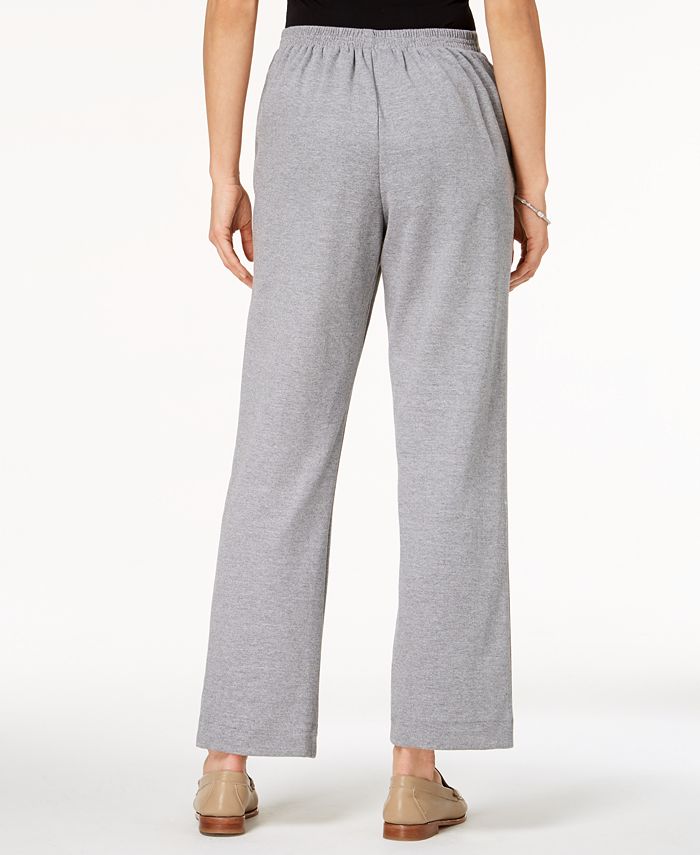 Alfred Dunner Petite Play Date Pull-On Straight-Leg Pants - Macy's
