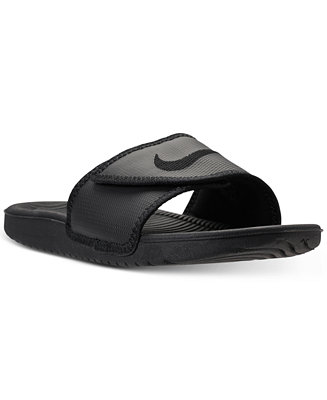 Nike Men's Kawa Adjustable Slide Sandals from Finish Line - Macy's