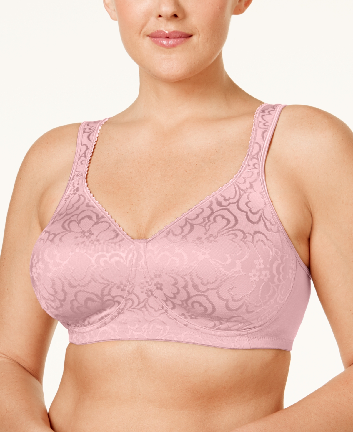 18 Hour Ultimate Lift and Support Wireless Bra 4745 - Mother Of Pearl (Nude )