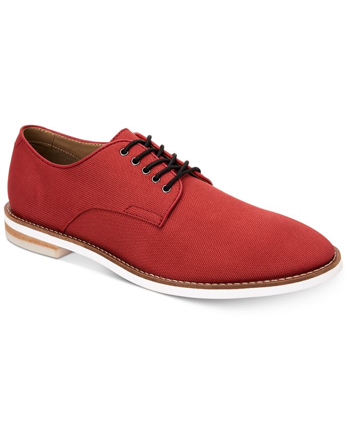 calvin klein men's aggussie nylon oxfords