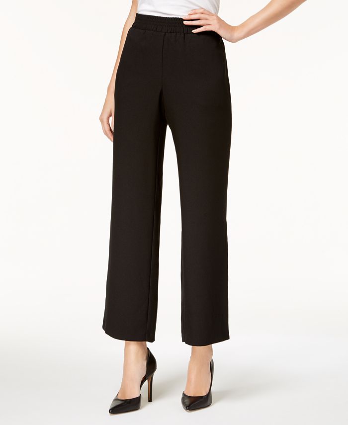 JM Collection Crepe Straight-Leg Pants, Created for Macy's - Macy's