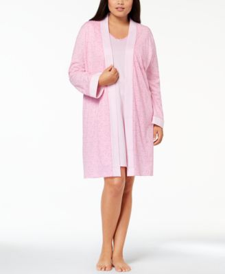 Charter Club - Plus Size 2-Piece Robe Set, Created for Macy's