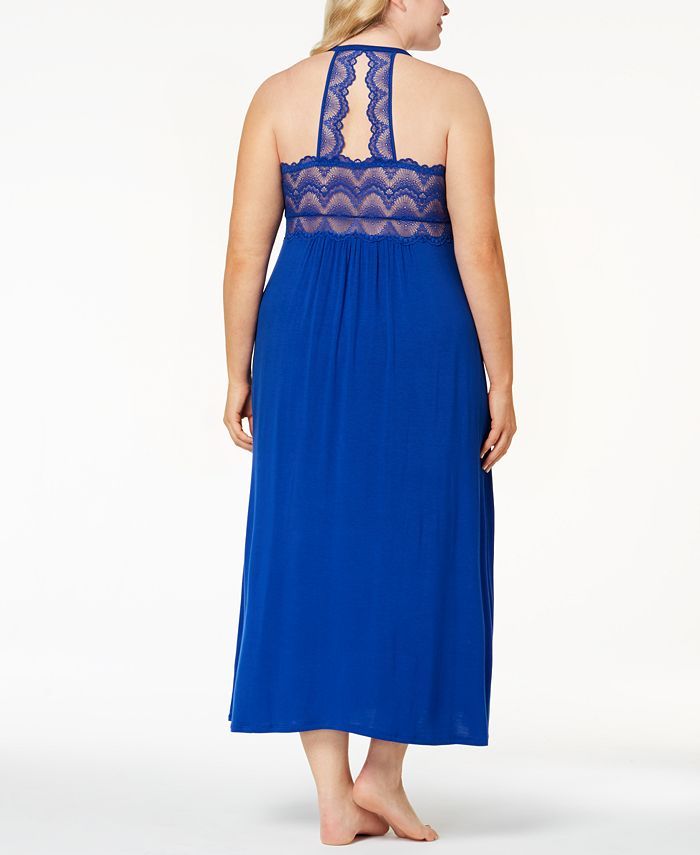 Thalia Sodi Plus Size Lacy Racerback Nightgown Created for Macy s