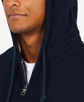 Nautica Men's J Class Embroidered-Logo Full-Zip Fleece Hoodie - Macy's