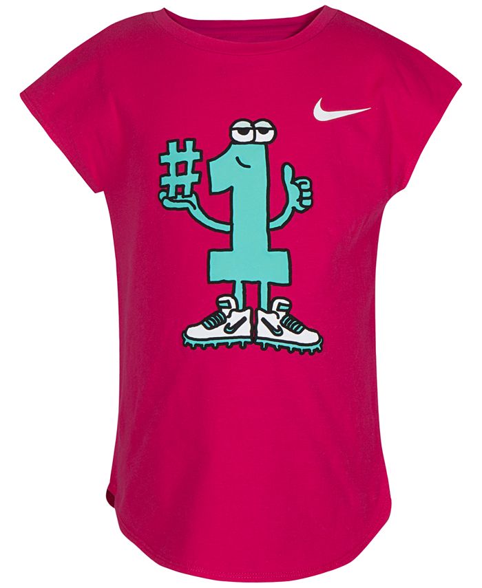 Nike Number One Graphic-Print Cotton T-Shirt, Toddler Girls - Macy's
