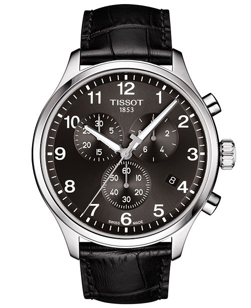 Tissot Men's Swiss Chronograph Chrono XL Classic T-Sport Black