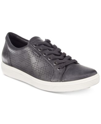 ecco perforated leather sneaker