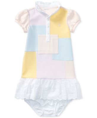 Polo Ralph Lauren Ralph Lauren Patchwork Dress & Bloomer, Baby Girls &  Reviews - Dresses - Kids - Macy's