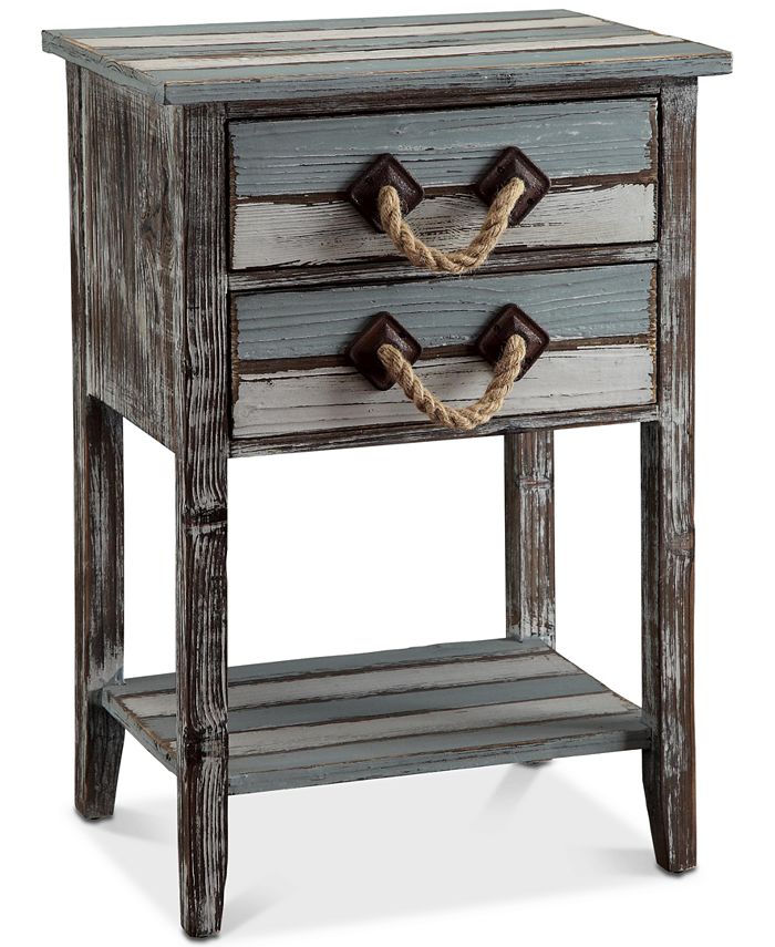 Furniture - Nantucket 2-Drawer Table, Quick Ship