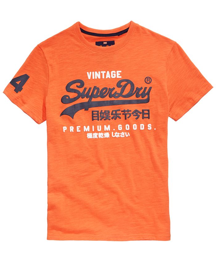 Superdry Men's Premium Goods Duo Logo-Print T-Shirt & Reviews - T ...