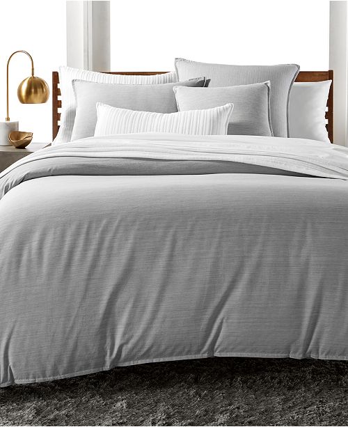 Hotel Collection 525 Thread Count Yarn Dyed King Duvet Cover