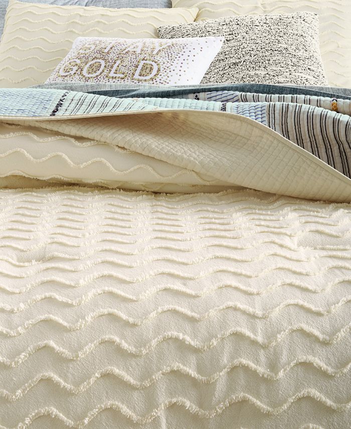 Martha Stewart Collection Chevron Chenille 2Pc. Twin/Twin XL Comforter