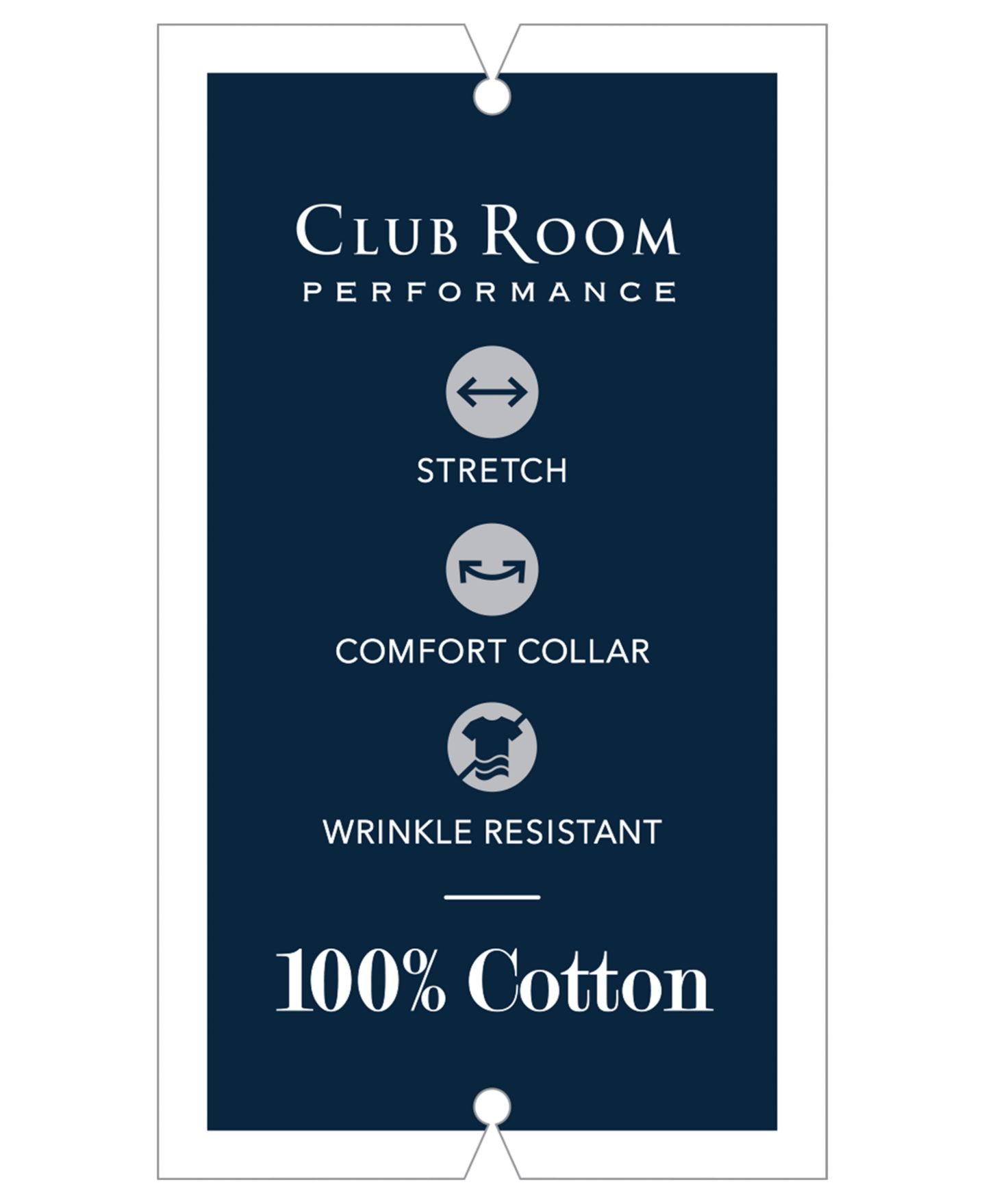 Мужская рубашка Club Room Regular Fit Pinpoint Dress Shirt, цвет: Лавандовый — фото 8