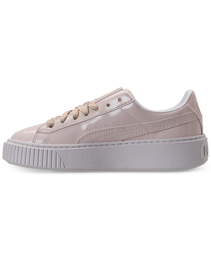 Puma Women's Basket Platform Casual Sneakers from Finish Line - Macy's