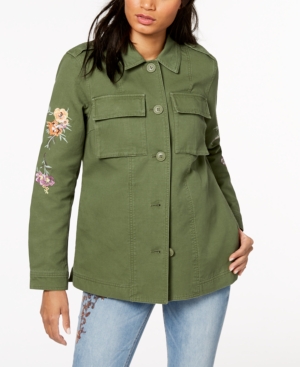 Levi's Floral Embroidered Cotton Shacket