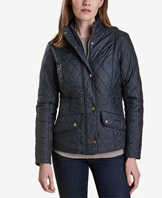 Barbour Flyweight Cavalry Quilted Coat - Macy's