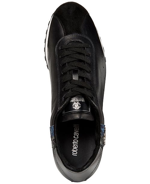 Roberto Cavalli Men's Leather Running Sneakers & Reviews All Men's