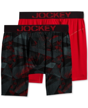 Jockey Men's 2-Pk RapidCool Midway Boxer Briefs