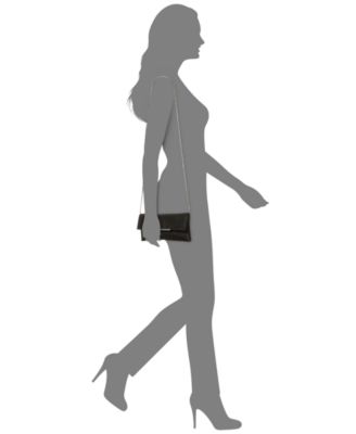 Hether Shiny Mesh Clutch, Exclusively at Macy's