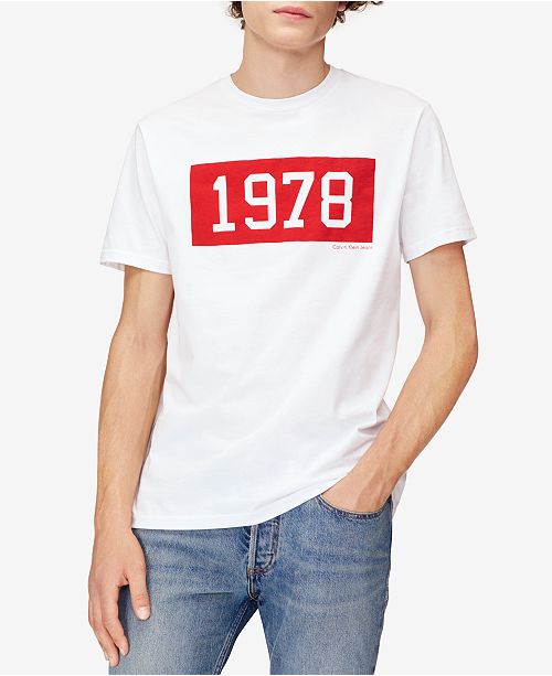 Calvin Klein Jeans Men S 1978 Graphic Print T Shirt Reviews T