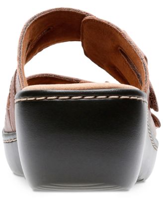 clarks womens delana liri slide sandals