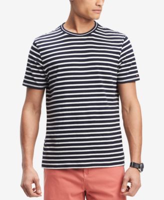 tommy hilfiger striped t shirt mens