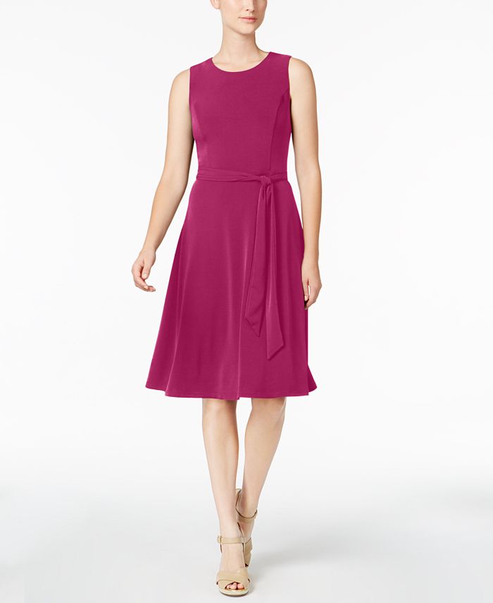 Charter Club Petite Knit A-Line Dress, Created for Macy's - Macy's
