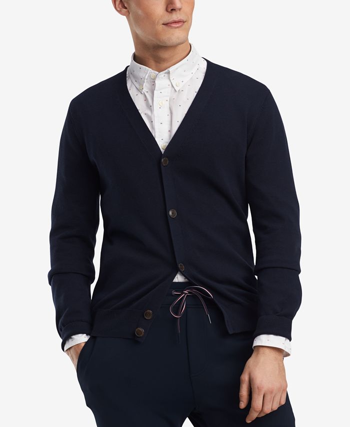 Tommy Hilfiger Signature Solid Cardigan, Created for Macy's - Macy's
