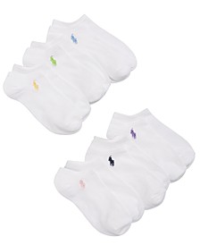 Polo 6-Pack Low-Cut Socks, Little & Big Girls 