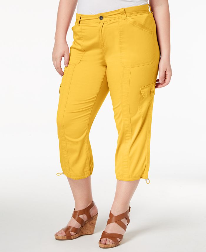 Style & Co Plus Size Capri Cargo Pants, Created for Macy's Macy's