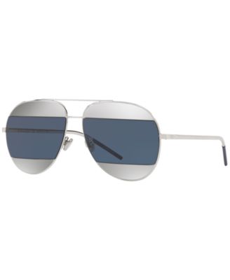 dior two tone aviator sunglasses