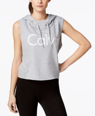 calvin klein sleeveless hoodie