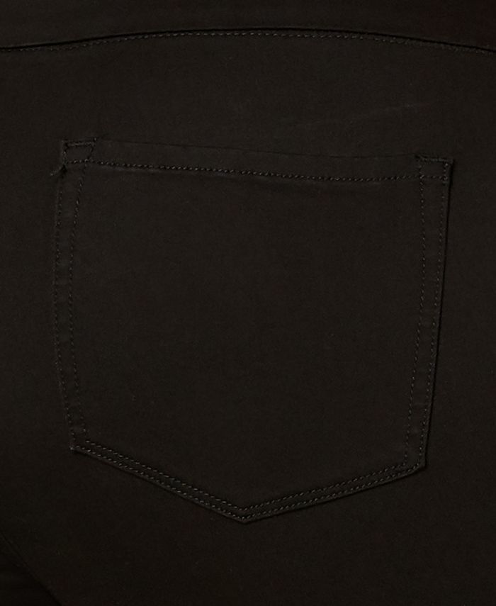 Lee Plus Size Pull-On Black Skinny Jeans - Macy's