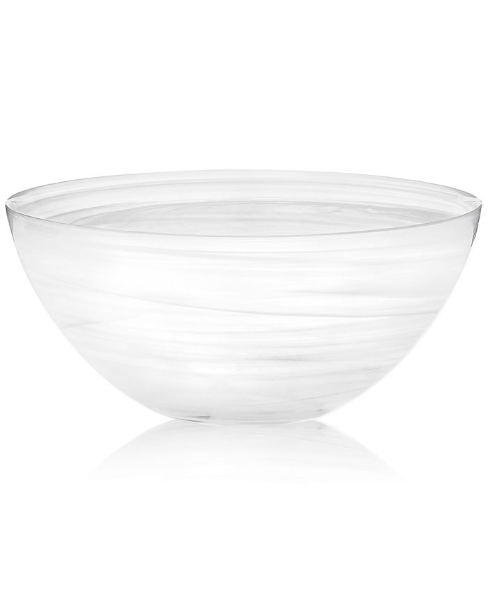 Martha Stewart Collection CLOSEOUT! Swirl Glass Serving Bowl ...