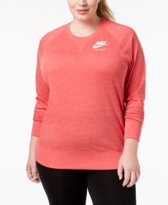 macy's nike plus size tops
