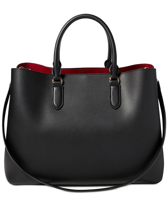Lauren Ralph Lauren Dryden Marcy Leather Satchel & Reviews - Handbags ...